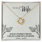 Love Knot Necklace For Wife (Yellow & White Gold Variants)