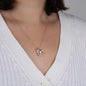💎 Sterling Silver Heart Pendant Necklace with Swarovski Crystals 💎